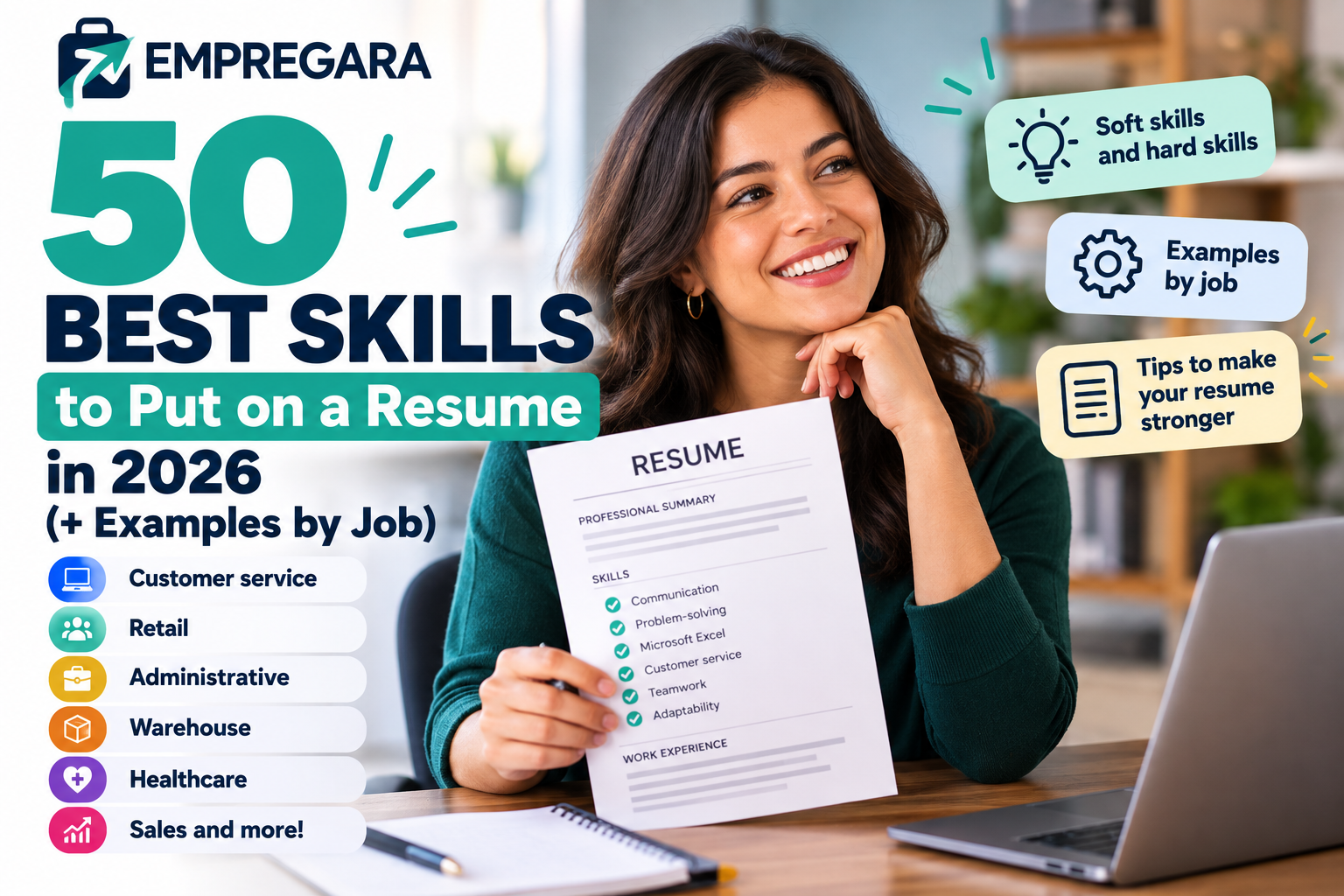 50 Best Skills to Put on a Resume in 2026 (+ Examples by Job)
